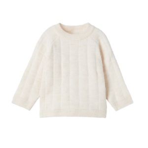 Zara Boys Quilted Knit Sweater Size 4-5
